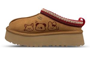 Tazz устойчивые к истиранию утепленные кроссовки на подошве для увеличения роста женские низкие casual shoes chestnut UGG, Homie