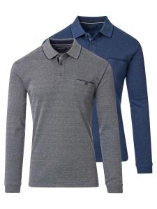 Рубашка CASAMODA Basic, Mottled Blue