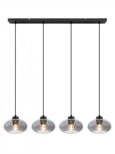 Globo lighting Подвесной светильник «Шон» в черно-сером цвете - (Ш)96 см