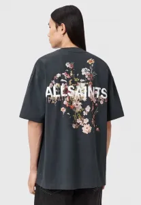 Футболка с принтом команды вален Allsaints, Washed Black