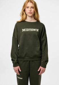 Толстовка Pieces PCRISSO LOOSE, Forest Night/Dark Green