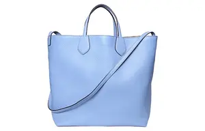 GUCCI Кожаная портативная сумка через плечо женская синяя