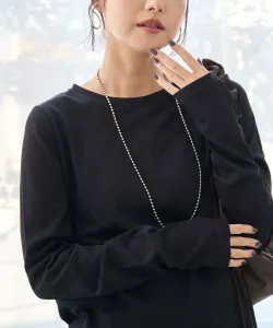 Хлопковая нейлоновая прозрачная футболка с круглым вырезом Coen, цвет Black