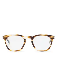 Очки SL 30 Slim в квадратной оправе Saint Laurent Eyewear, коричневый