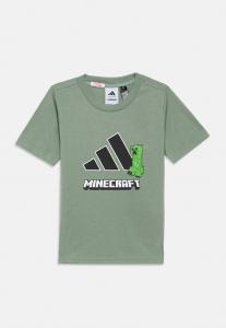 Футболка Adidas Performance MINECRAFT TRAINING JUNIOR UNISEX, Green/Khaki