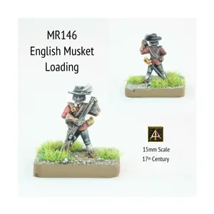Английский мушкет с широкой шляпой, Altuos Historical Miniatures - The 17th Century (15mm)