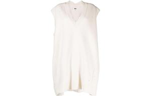 Свитер удлиненный Mm6 Maison Margiela женский, белый