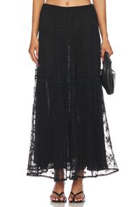 Юбка макси кайли Tularosa, черный