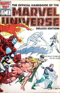 The Official Handbook Of The Marvel Universe, Deluxe Edition: Vol. 2 No. 6, May 1985 * Human Torch To Ka - Zar (Marvel Comics)