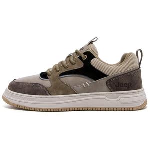 Кроссовки Jeep Skateboarding Shoes Men Low-top Khaki, хаки