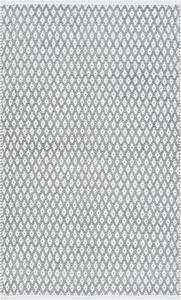 SAFAVIEH Boston Collection ковер 77 x 122 см декоративный ручной работы Grey BOS685E плоского плетения хлопковый