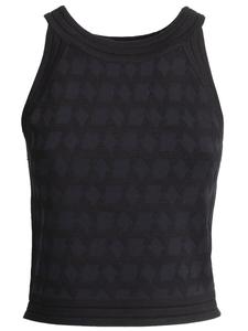 Вязаный топ Influencer Knitted Top, черный