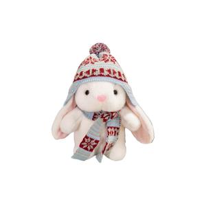 Плюшевая кукла Love Of Wormman в виде кролика с мультяшным снежинковым шарфом, высота 20см/28см/35см AIQINGCAOZHILIAN(WANJU), белый