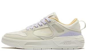 Эрке Женские Дышащие Прочные Кроссовки для Скейтбординга Микрокристаллический Белый Дикий Серый