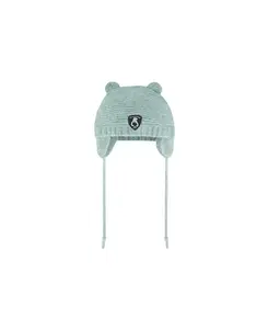 Вязаная шапка унисекс с ушками - для малышей Deux Par Deux, зеленый