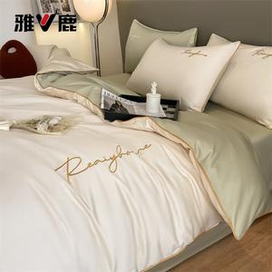 Yalu Комплект постельного белья 1,5 м, 4 предмета: пододеяльник 200x230 см