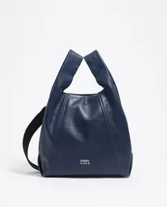 Женская сумка Paper среднего размера из кожи Bimba Y Lola, синий