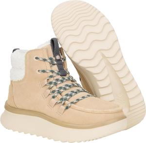 Эй, чувак, женские ботинки Wendy Peak Apres Suede Cozy HEYDUDE, Sand Beige