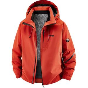 Пуховик Unisex Hooded Moderate Others Jeep, red