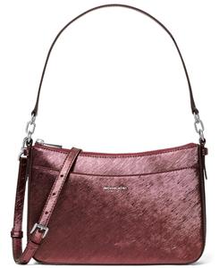 Сумка через плечо Michael Kors Jet Set Top Zip Pouchette Michael Kors, Oxblood