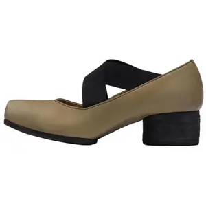 Туфли-лодочки Ballerina с квадратным носком и эластичной резинкой UMA WANG