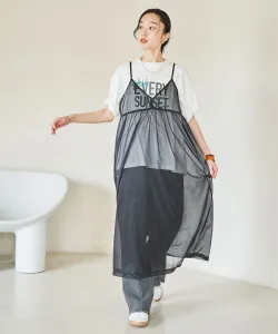 Прозрачное платье-комбинация Coen, цвет Black