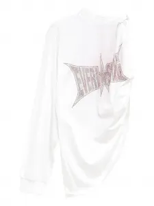 Асимметричная футболка Pepa Salazar, белый