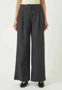 Широкие брюки яскариво Yas, Dark Grey Melange