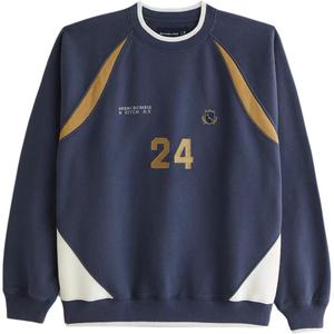 Свитшот мужской Abercrombie＆Fitch, синий