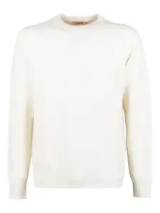 Джемпер с круглым вырезом и длинными рукавами Altea, кремовый