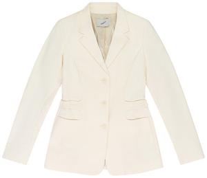 Пиджак Coperni Trompe Loeil с поясом, кремовый