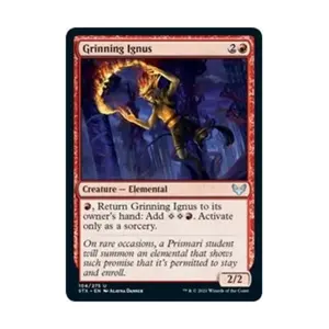 CCG Ухмыляющийся Игнус (U), MTG - Strixhaven - School of Mages