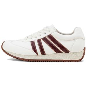 GOLDLION Легкие и дышащие женские низкие кеды бело-коричневые, цвет White Brown