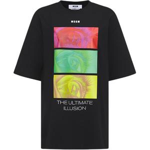 MSGM Футболка женская черная