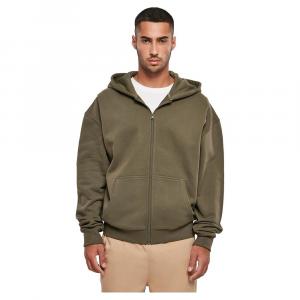 Толстовка Build Your Brand Ultra Heavy Full Zip, зеленый