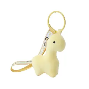 Маленький брелок динозавр PettyDust Universe милый Ji Dolls плюшевая кукла высотой 8см OSc&c, Mang-Eat Away Worry[желтый]