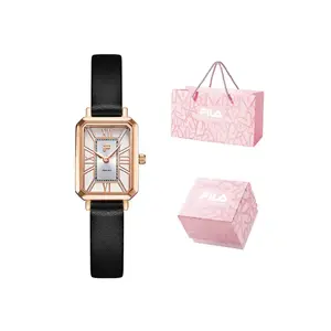 FILA Часы Years Flowing Collection Wrist Watch Quartz Movement Leather Strap White Dial Women's Watch