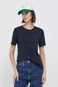 Хлопковая футболка Tommy Hilfiger, темно-синий