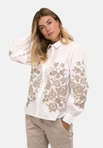Блузка на пуговицах Cream, White String