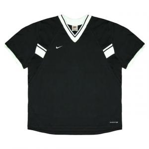 Женская футболка Dri Fit Training с короткими рукавами и v-образным вырезом для спортзала 229326 010 Nike, черный