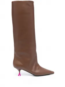 Сапоги на каблуке 3juin, коричневый