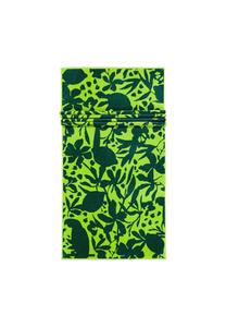 Полотенце пляжное Cawö Beach Tropical Jungle, 80x180 см, зеленый