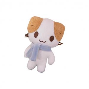 Плюшевая игрушка AIQINGCAOZHILIANWANJU Cute Scarf Cotton Candy Cat AIQINGCAOZHILIAN(WANJU)