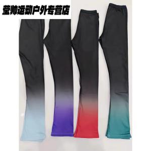 HEAD Тренировочный костюм для фигурного катания, костюм для выступлений, высокоэластичные дышащие тренировочные штаны Q690, градиент, всесезонный стиль, размер XS