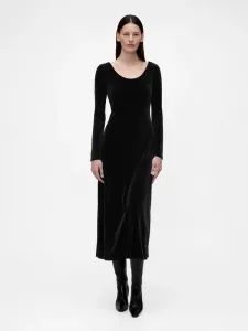 Бархатное миди-платье gapstudio, коктейльное платье/вечернее платье Gap, Black