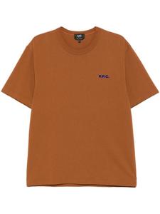 Футболка Boxy Petit VPC A.P.C., коричневый