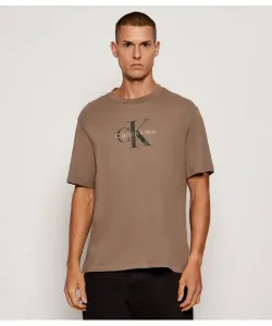 Футболка Regular fit Calvin Klein Jeans, бежевый