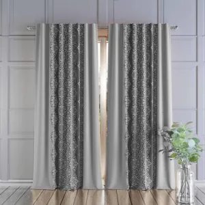 Штора, панель, портьера на метр, размер 150 см, серое пальто Wisan