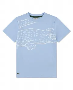 Футболка с логотипом Vision для мальчика Lacoste, синий