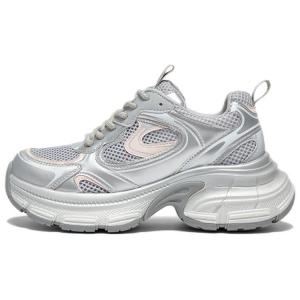 Низкие массивные кроссовки женские BASTO, White/Gray